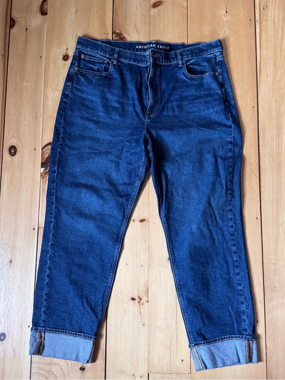 American Eagle Outfitters Women’s Indigo Slim-Straight Jeans (never worn)